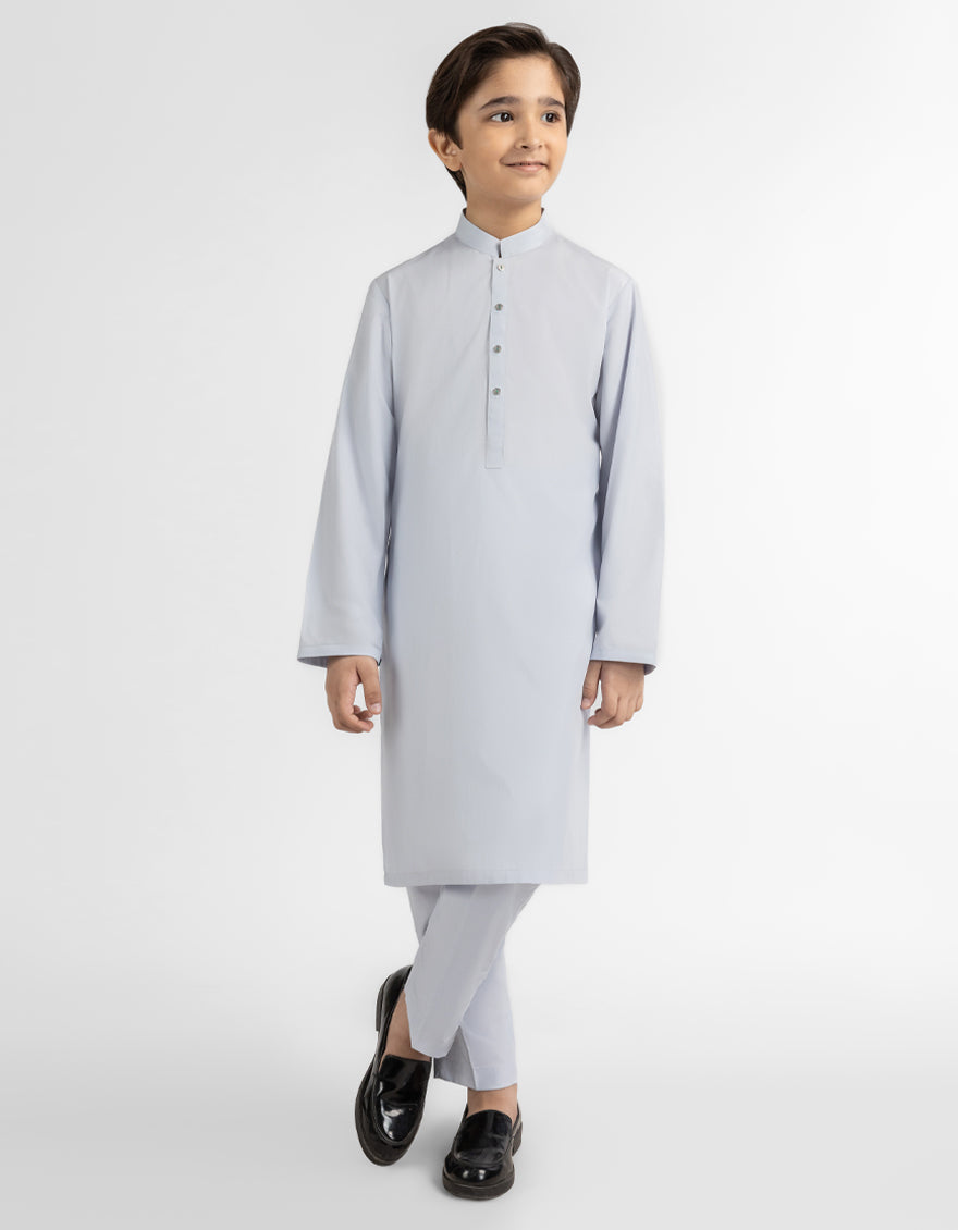 ICE BLUE CASUAL KAMEEZ SHALWAR