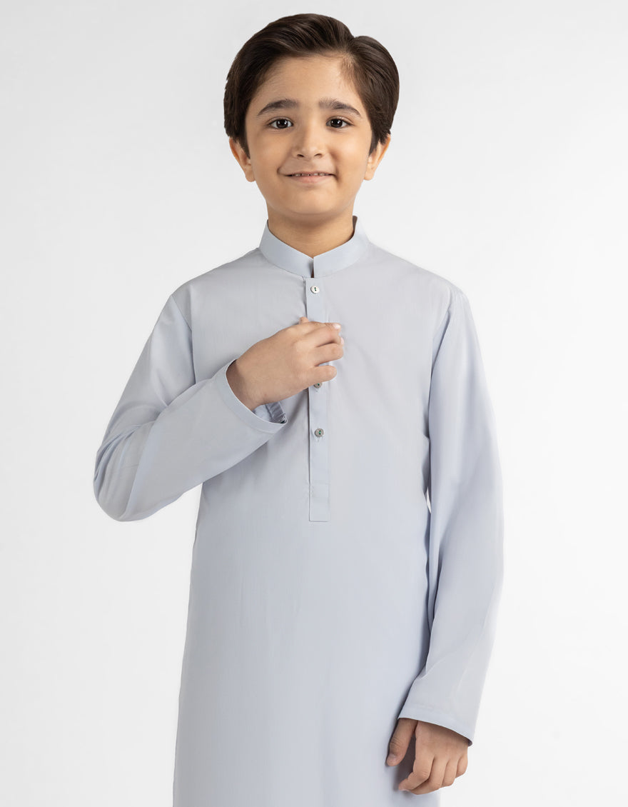 ICE BLUE CASUAL KAMEEZ SHALWAR