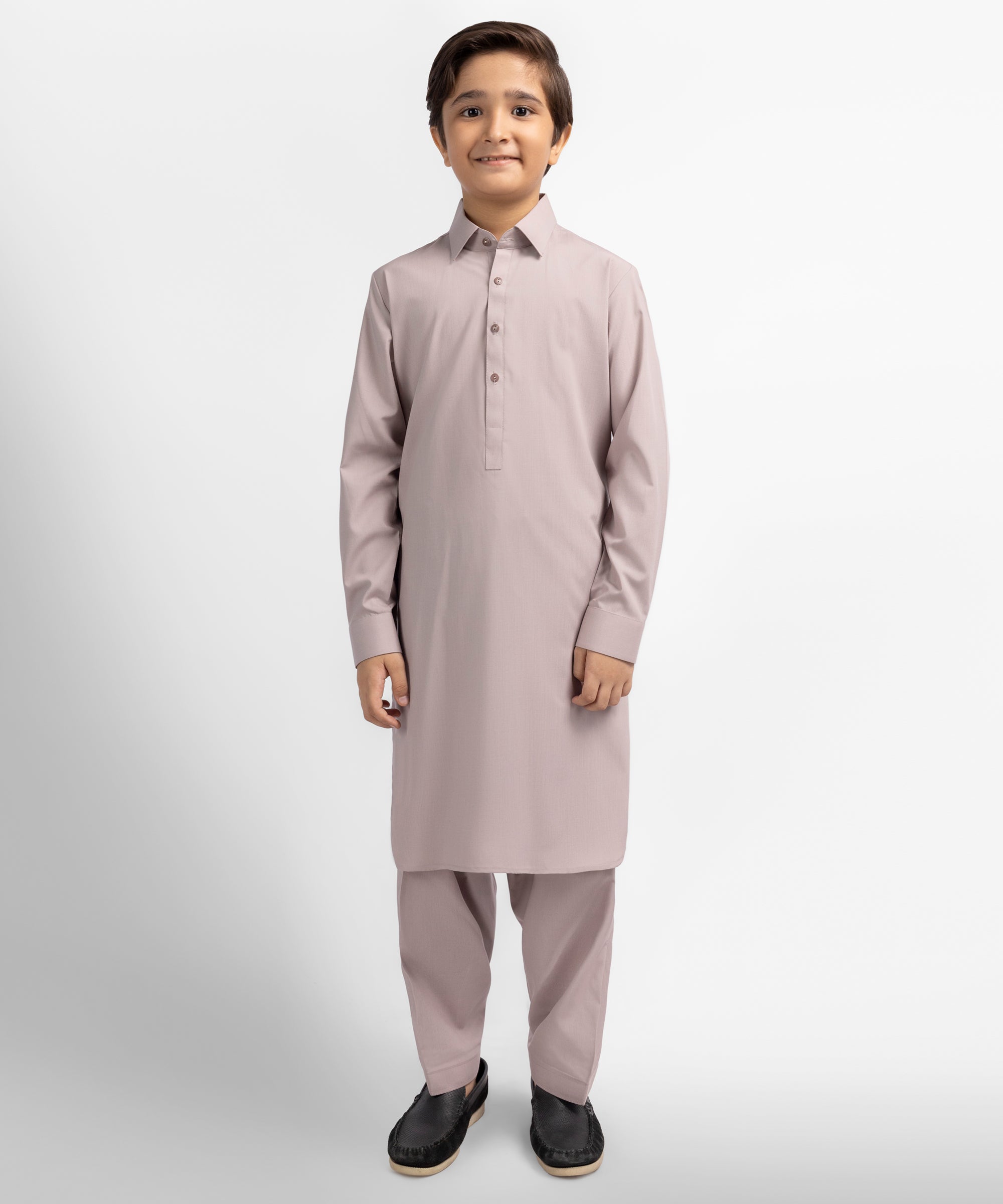 Light Purple Plain Kameez Shalwar