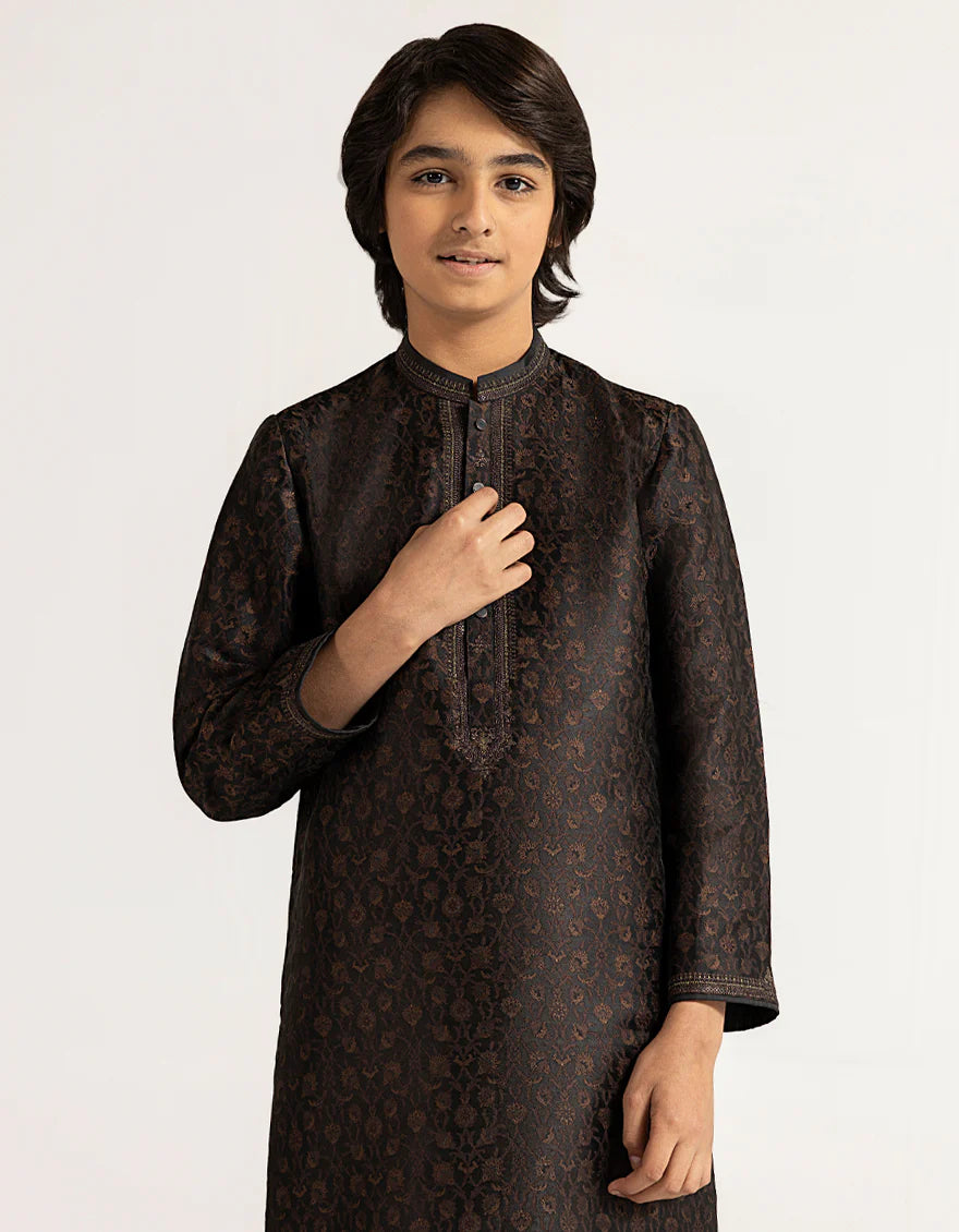ANTIQUE BROWN FORMAL KURTA