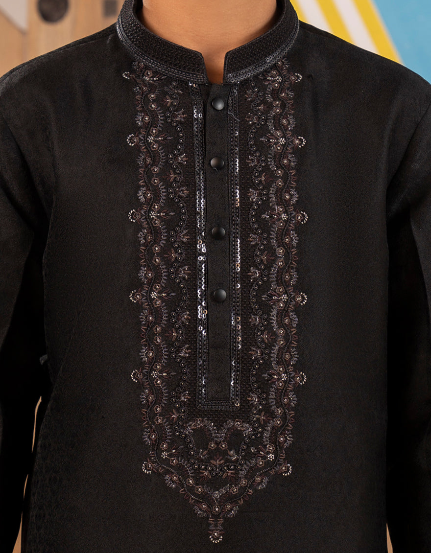 BLACK FORMAL KURTA