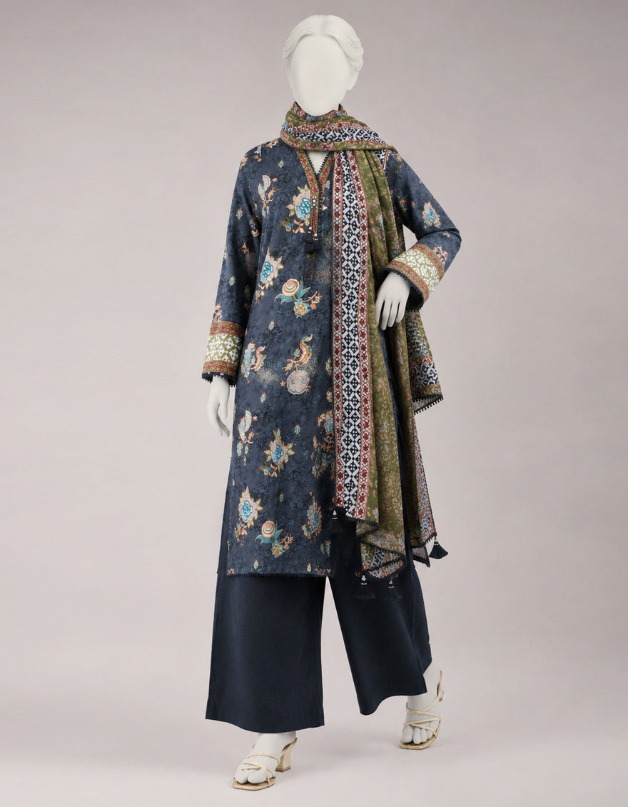 MULTICOLOR LAWN PRINTED UNSTITCHED 2PC