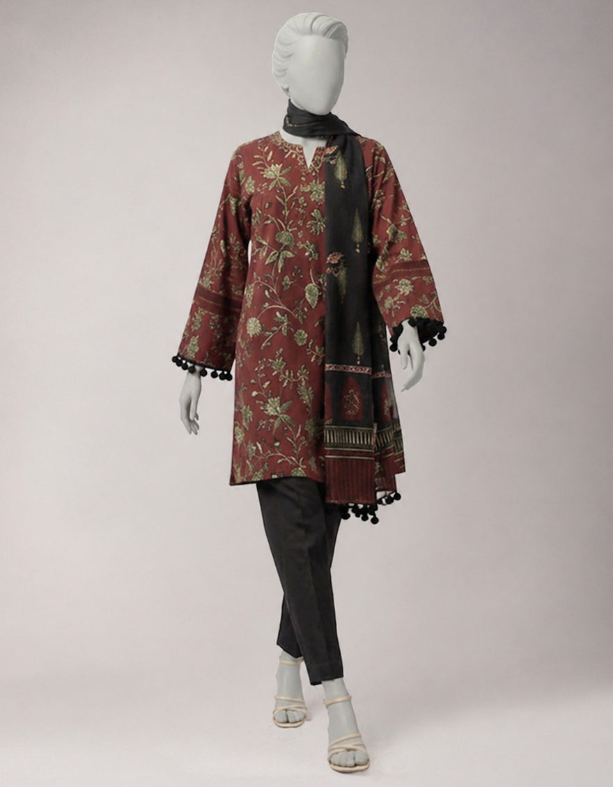 MULTICOLOR LAWN DIGITAL PRINTED UNSTITCHED 2PC