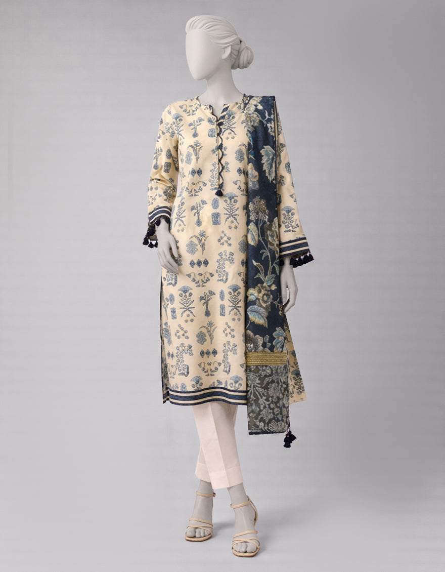 MULTICOLOR LAWN DIGITAL PRINTED UNSTITCHED 2PC