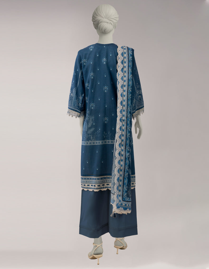 MULTICOLOR LAWN EMBROIDERED UNSTITCHED 2PC