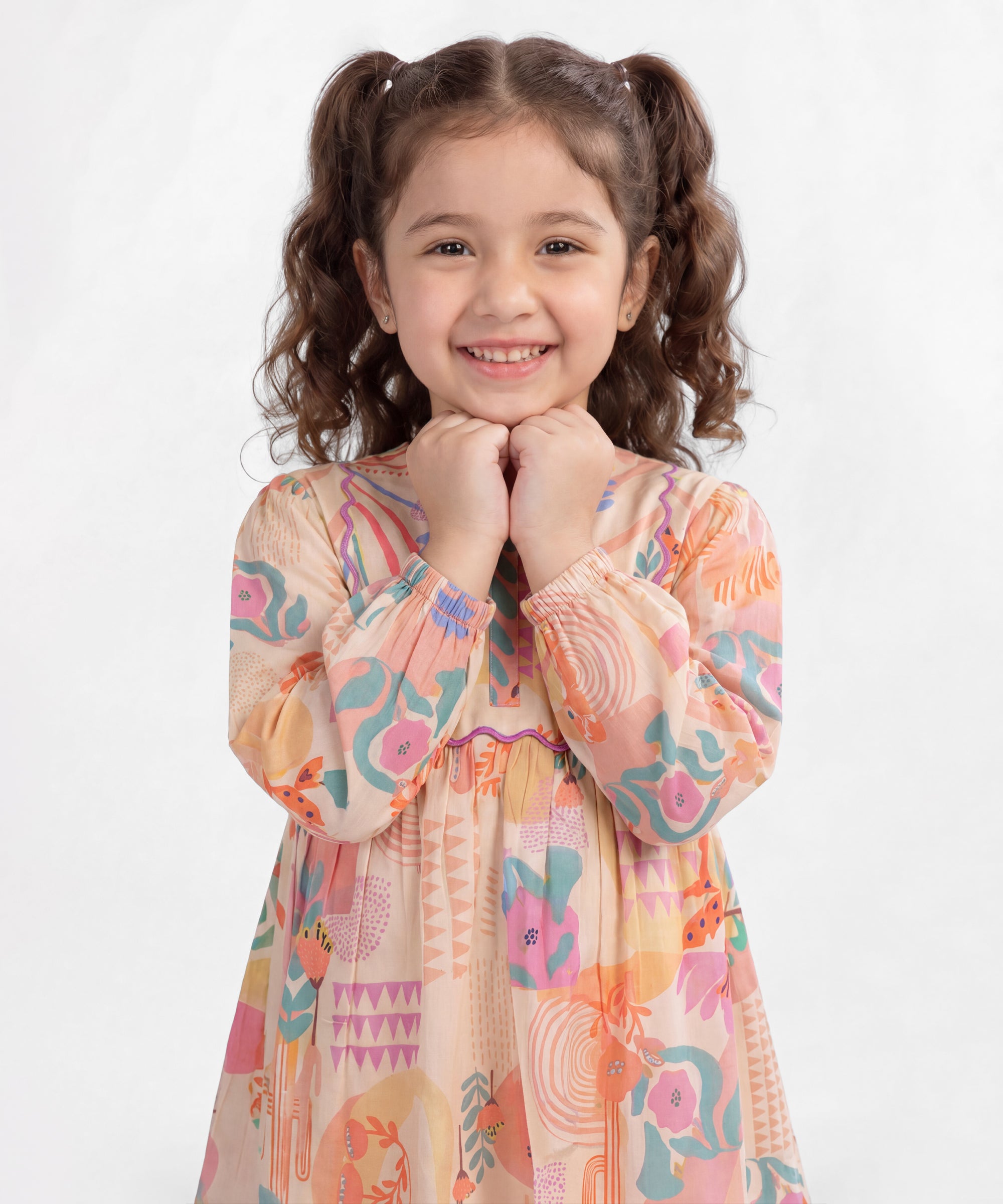 Multicolor Lawn Digital Printed Stitched 2Pc