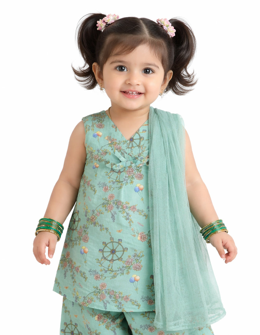 GREEN LAWN DIGITAL PRINTED STITCHED 3PC