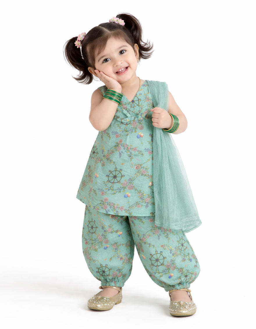 GREEN LAWN DIGITAL PRINTED STITCHED 3PC