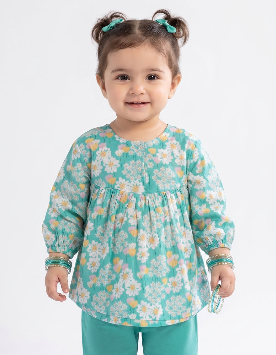MULTICOLOR LAWN DIGITAL PRINTED STITCHED 2PC