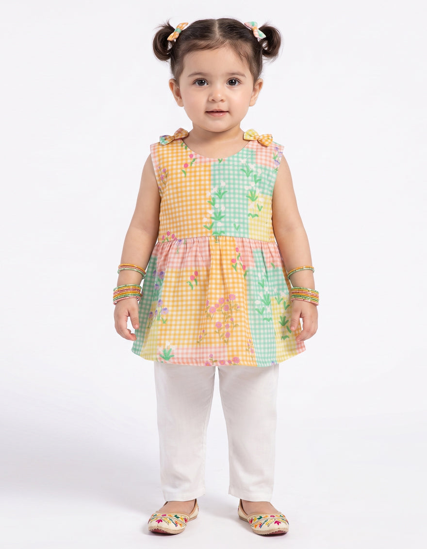 MULTICOLOR LAWN DIGITAL PRINTED STITCHED 2PC