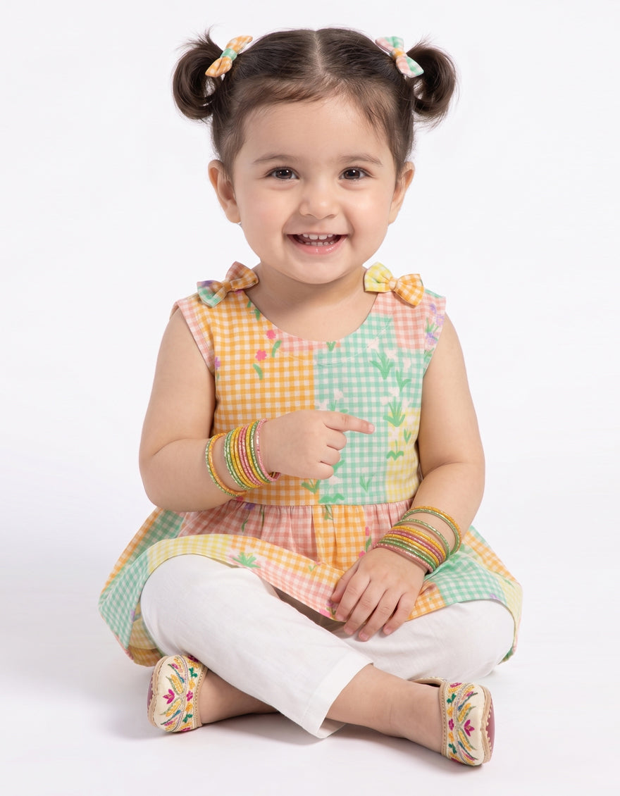 MULTICOLOR LAWN DIGITAL PRINTED STITCHED 2PC