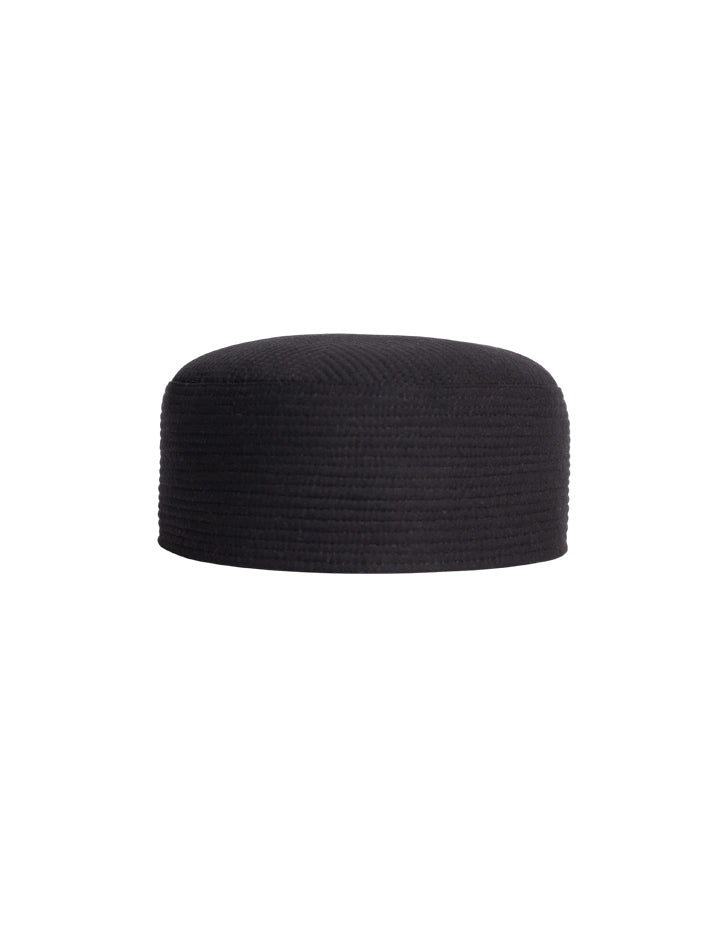 Black Plain Cap