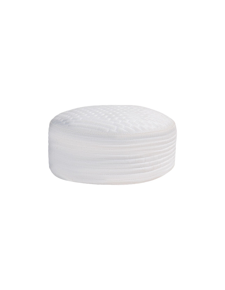 WHITE PLAIN CAP
