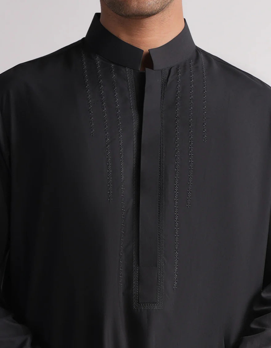DARK GREY SEMI-FORMAL JUBBA