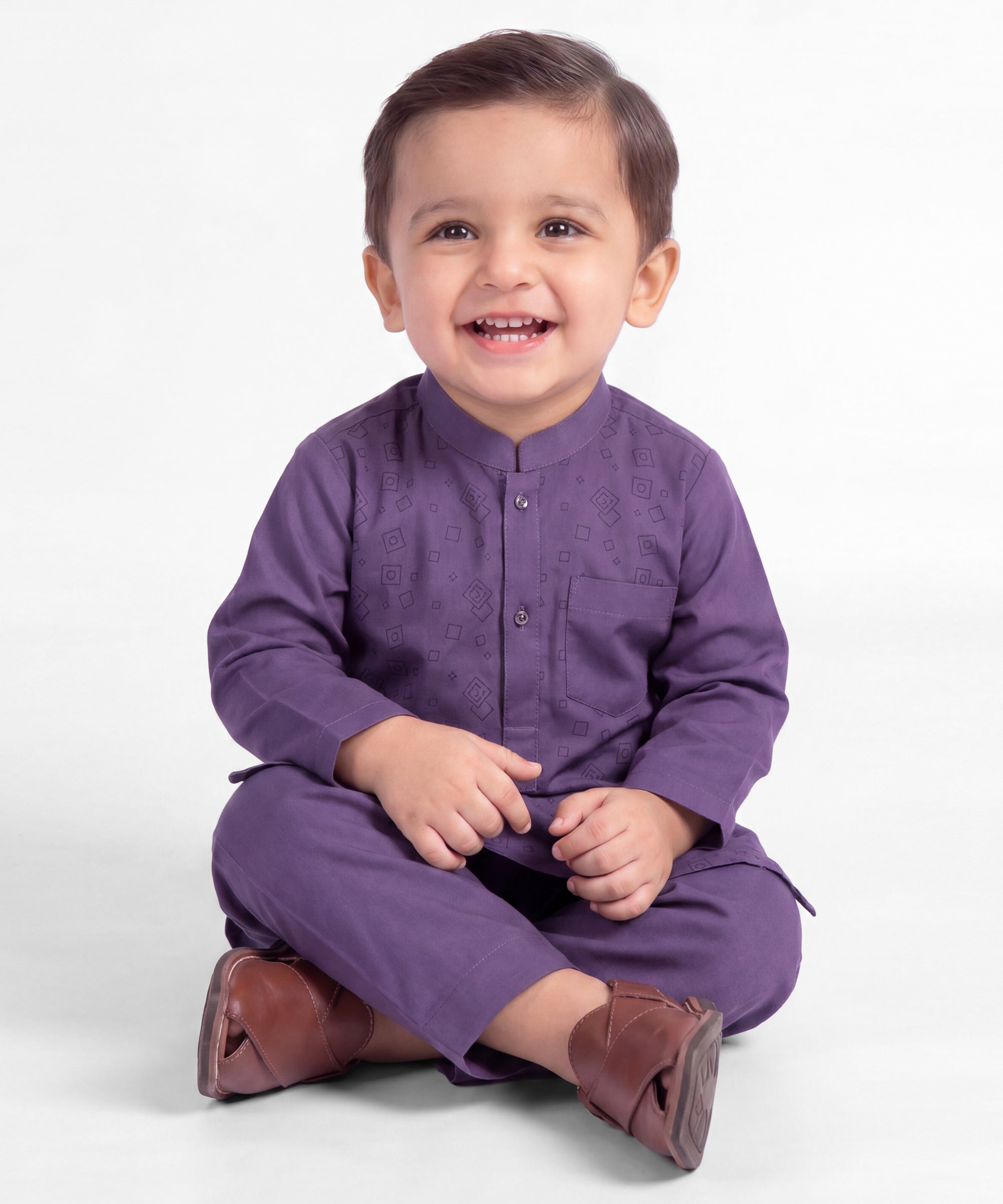 Purple Kameez Shalwar