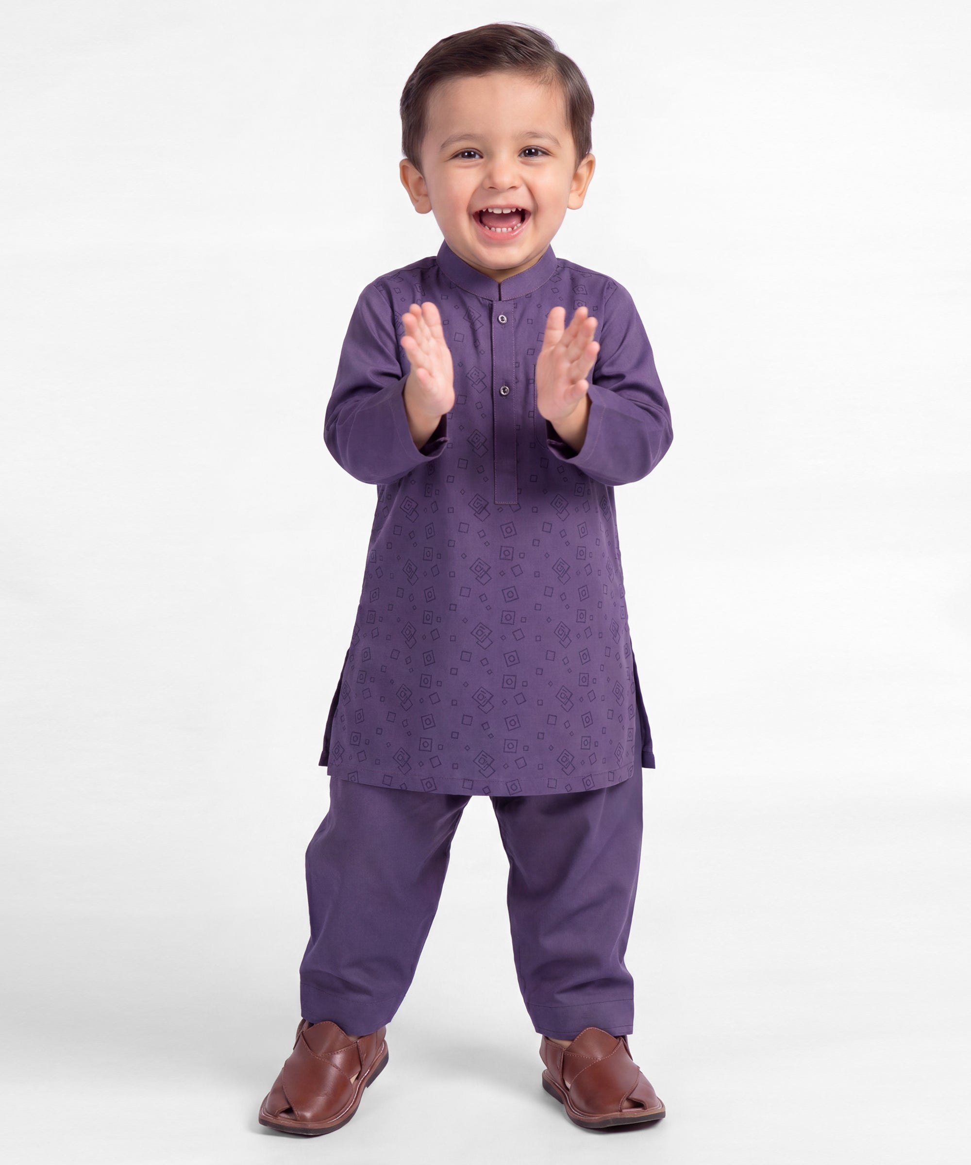 Purple Kameez Shalwar