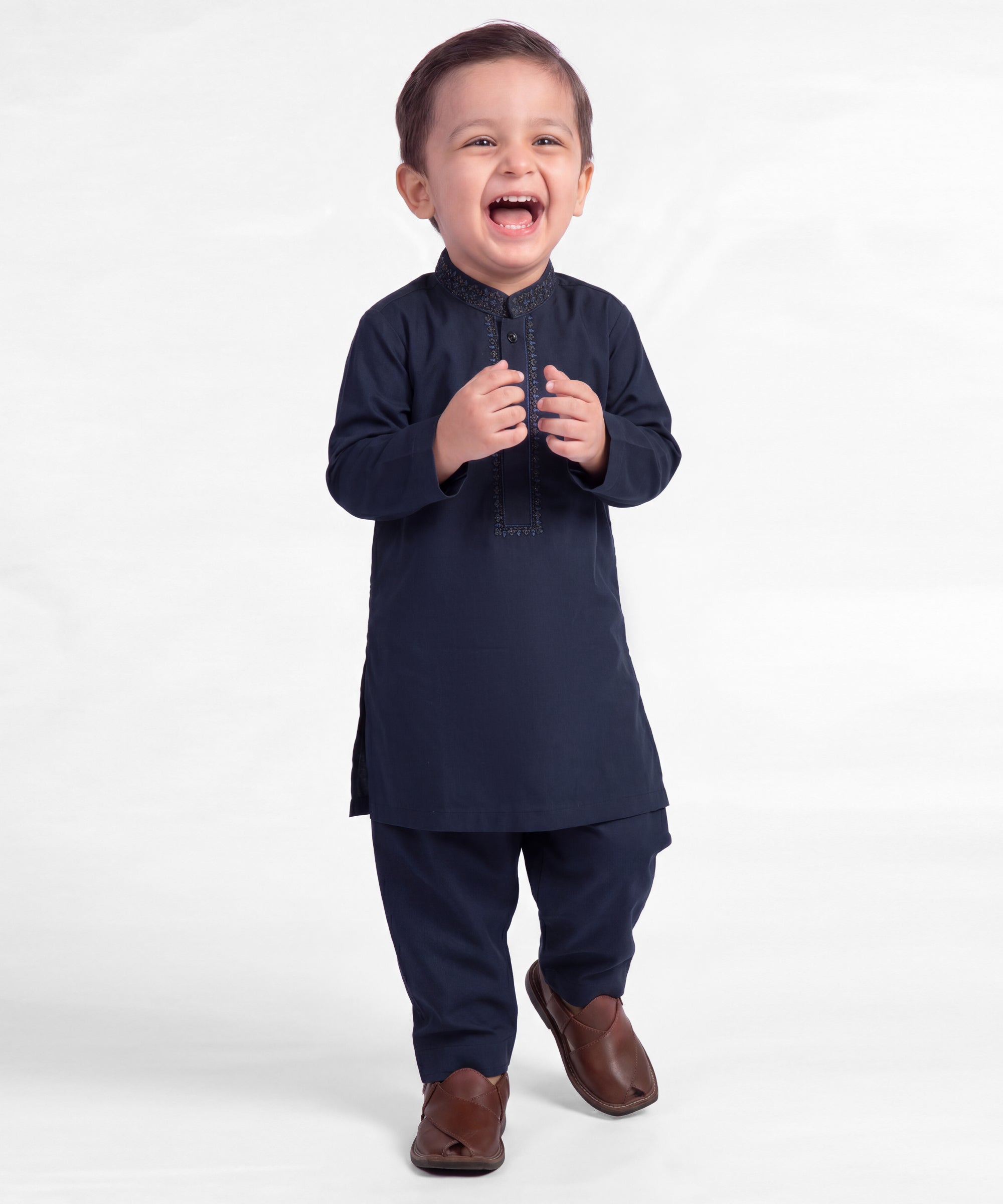 Midnight Blue Kameez Shalwar