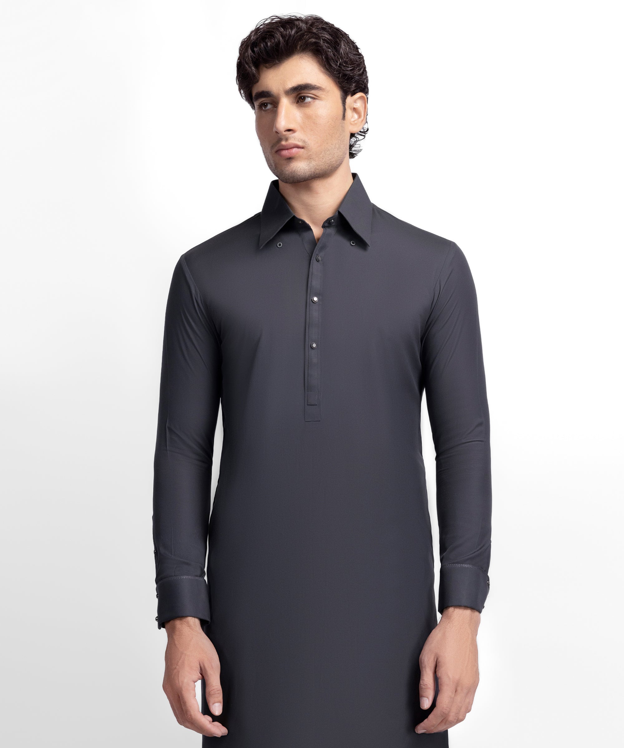 Charcoal Formal Kameez Shalwar