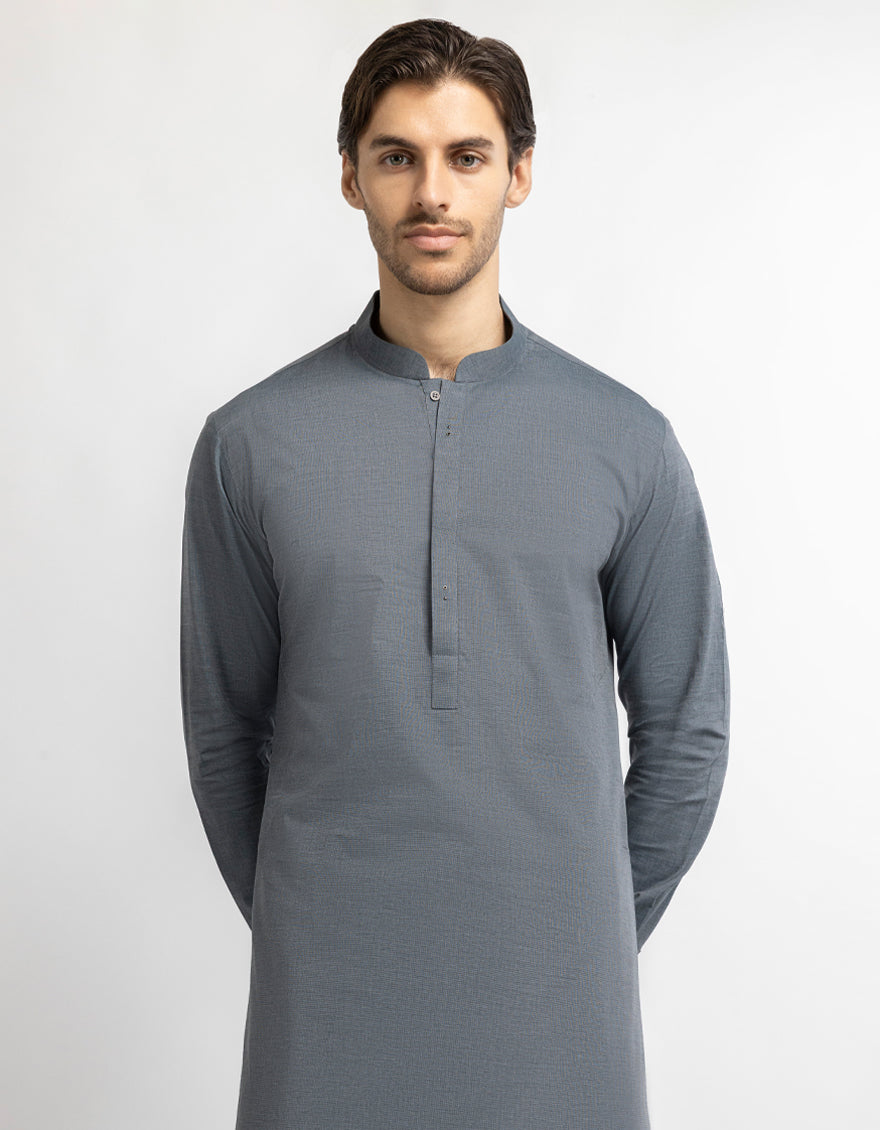 GREY CASUAL KAMEEZ SHALWAR