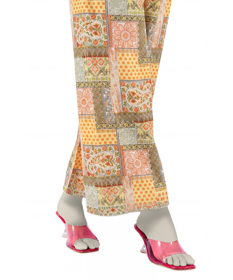 MULTICOLOR LAWN PRINTED TROUSERS