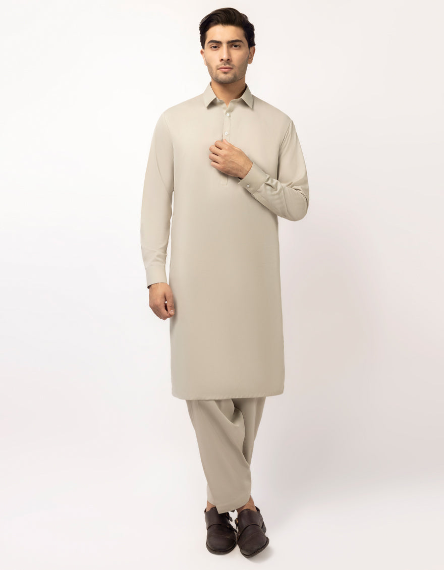PALE GREEN UNSTITCHED FABRIC