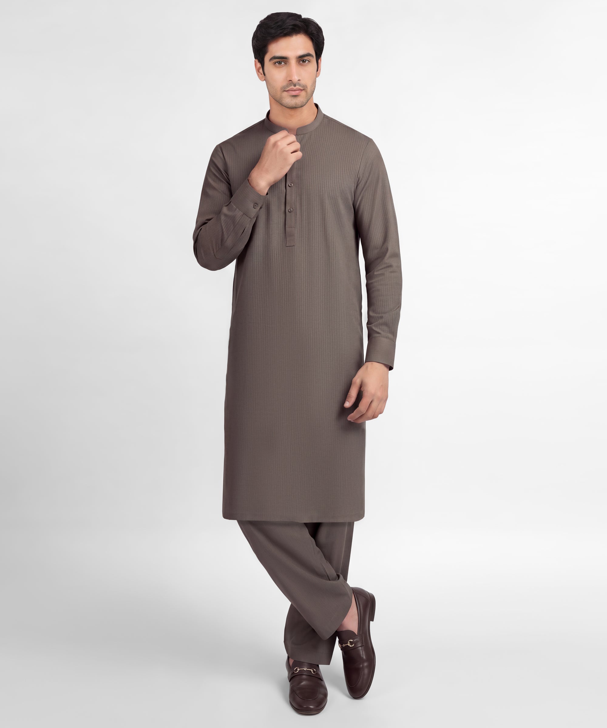 Brown Unstitched Fabric