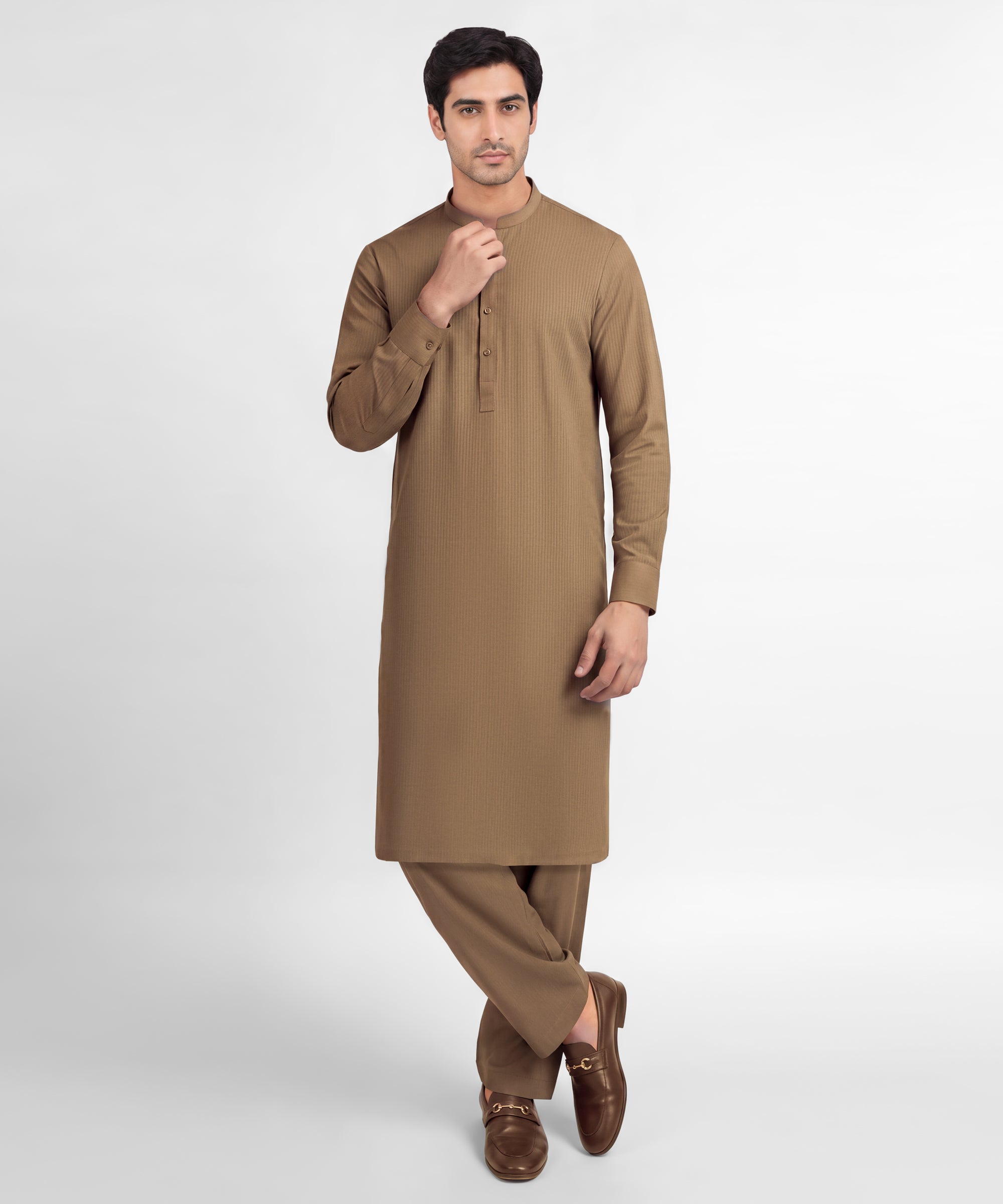 Light Brown Unstitched Fabric