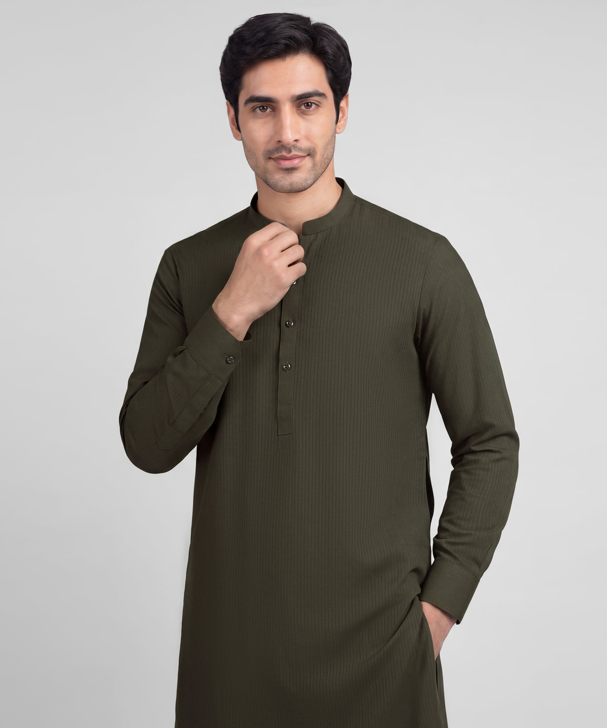 Deep Green Unstitched Fabric