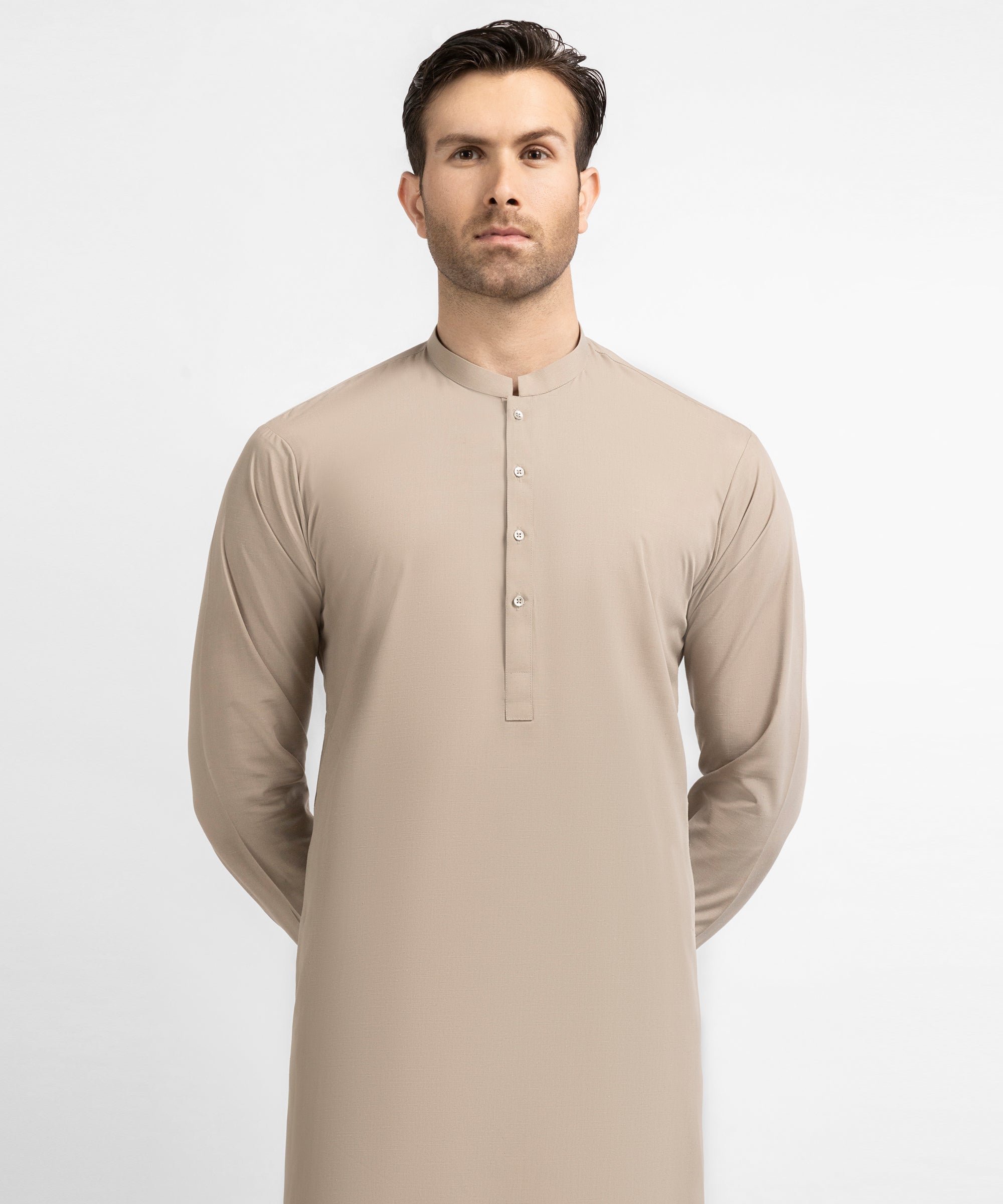 Beige Unstitched Fabric