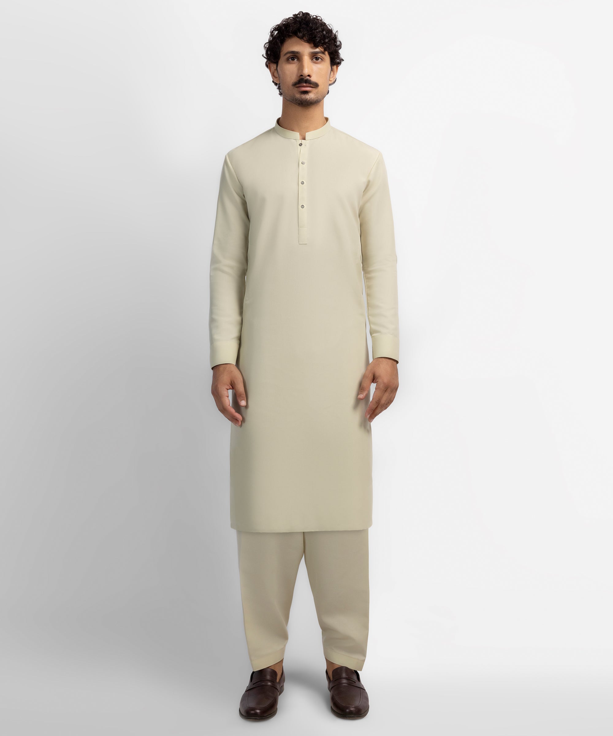 Pale Green Unstitched Suit