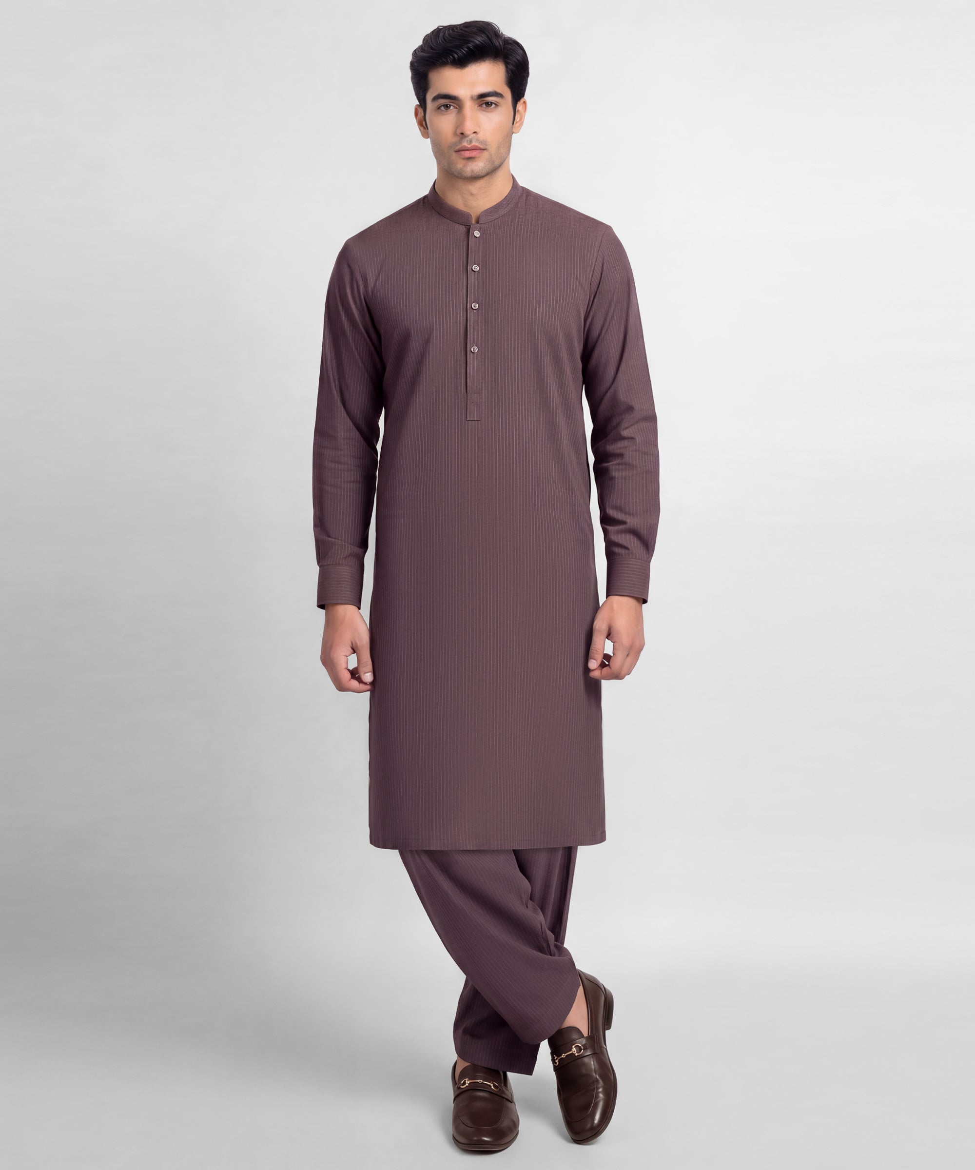 Deep Plum Unstitched Suit