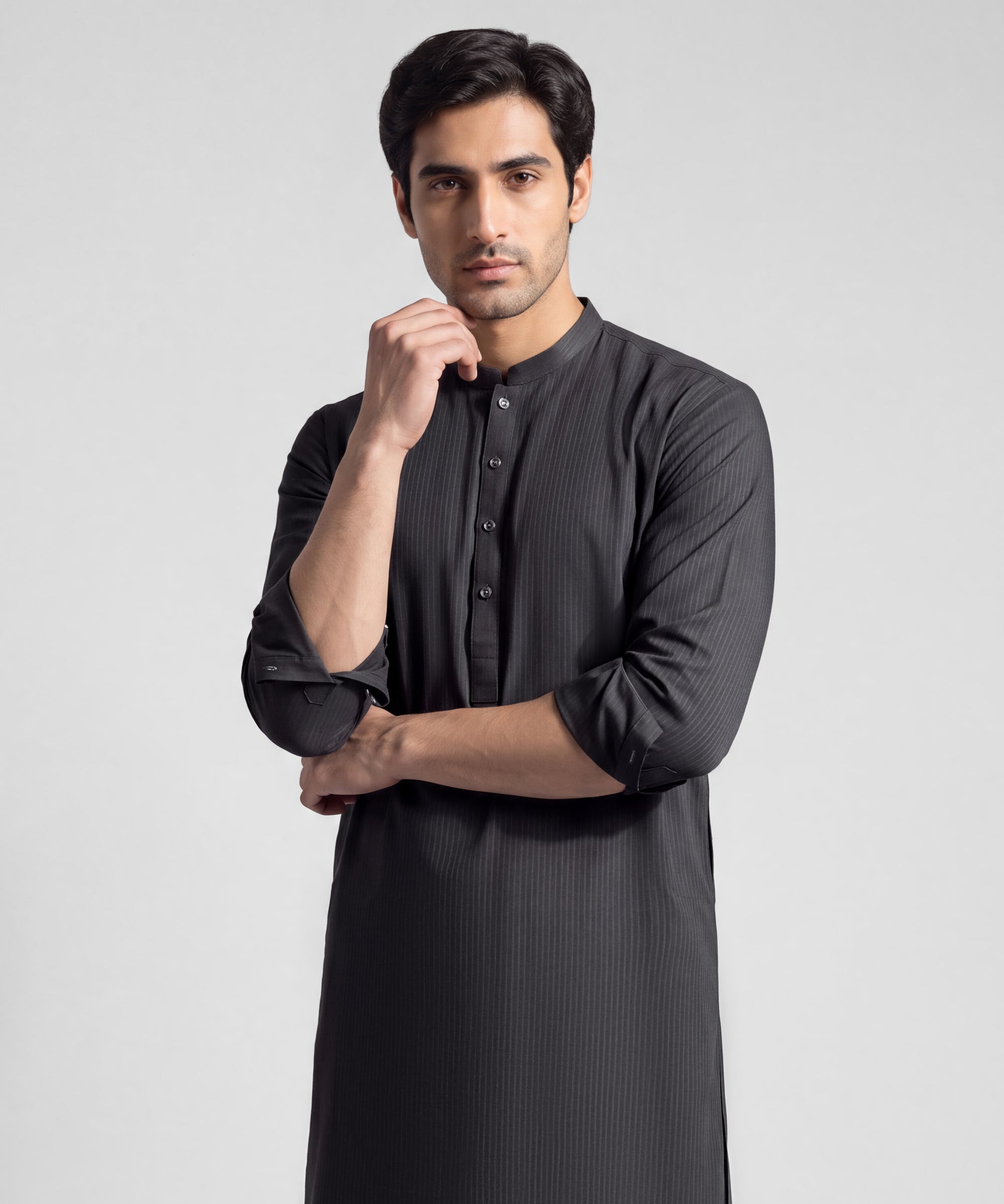 Black Unstitched Suit