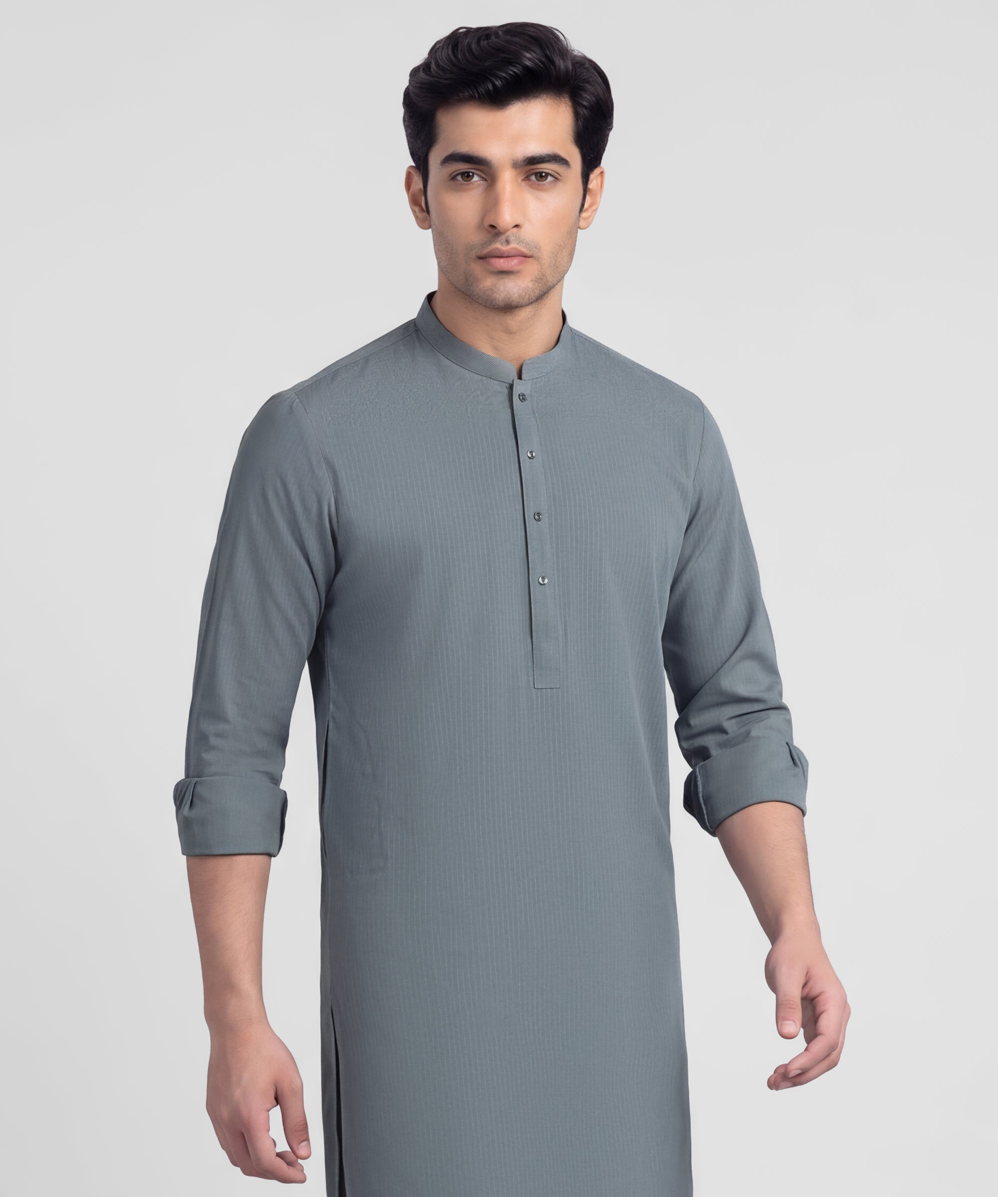 Powder Blue Unstitched Suit