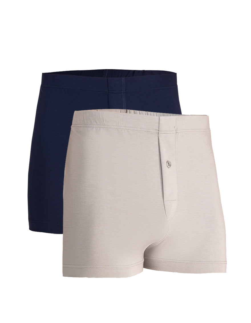 GREY NAVY BOXER|JJUWMBOXER2B