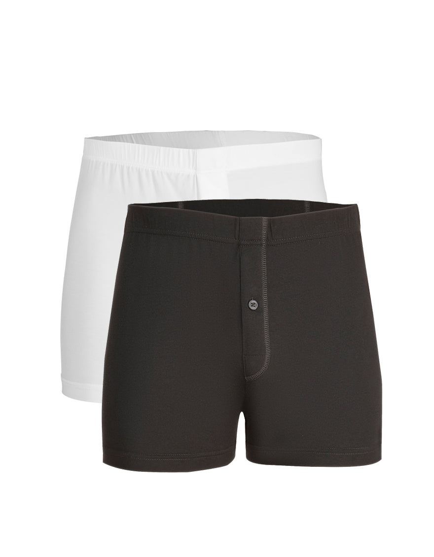 BLACK & WHITE BOXER|JJUWMBOXER2A