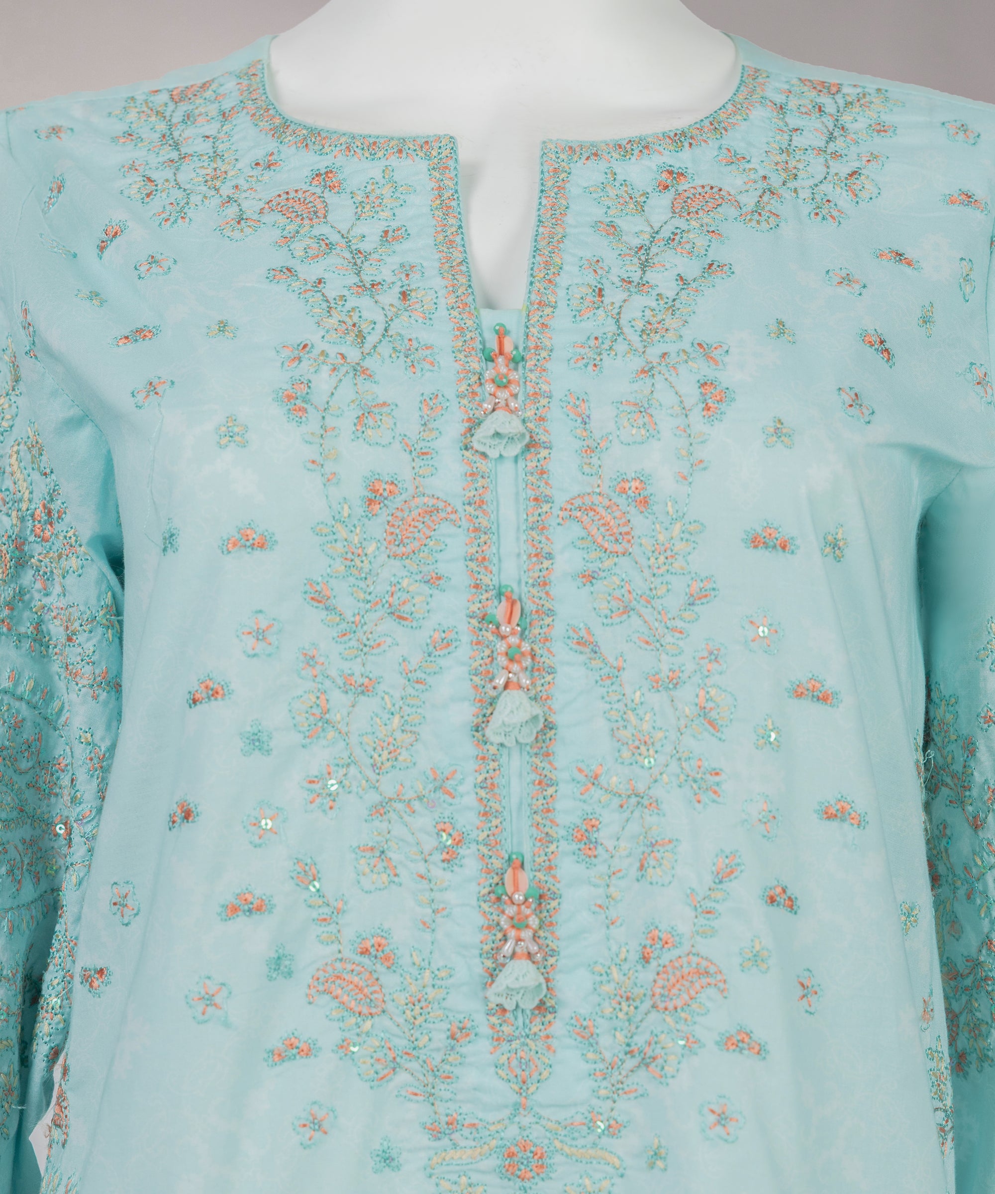 Blue Lawn Embroidered Unstitched 3Pc