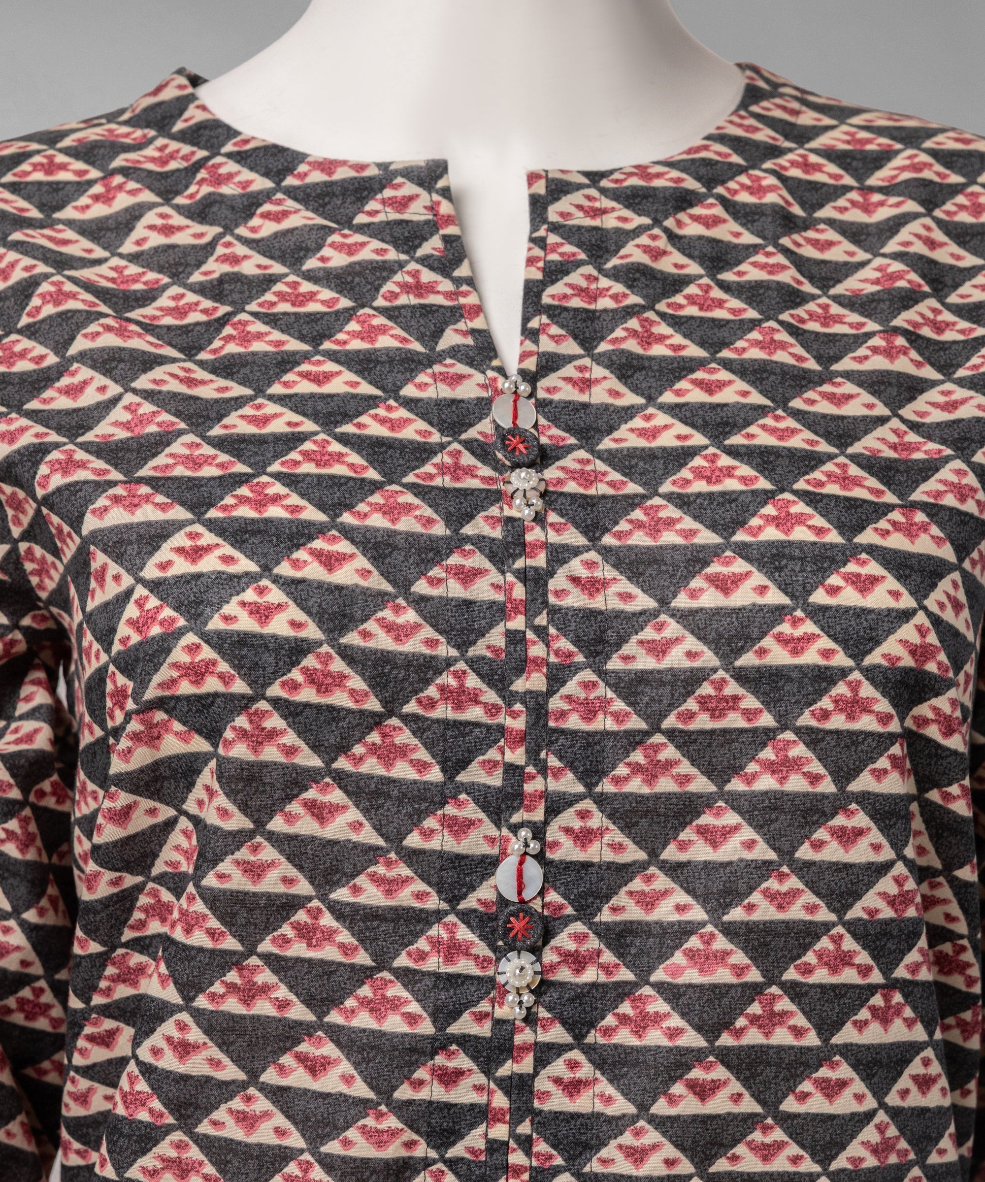Red Lawn Printed Unstitched 3Pc