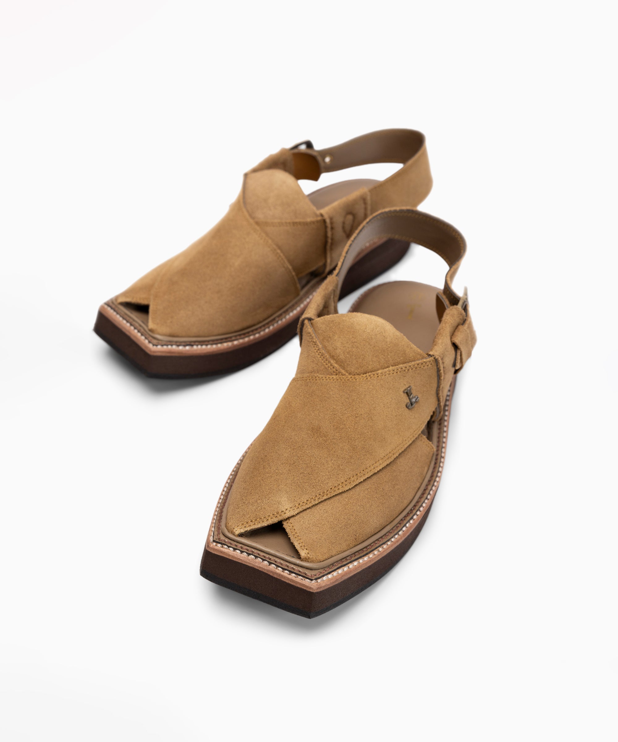 LIGHT GREEN PESHAWARI SANDALS