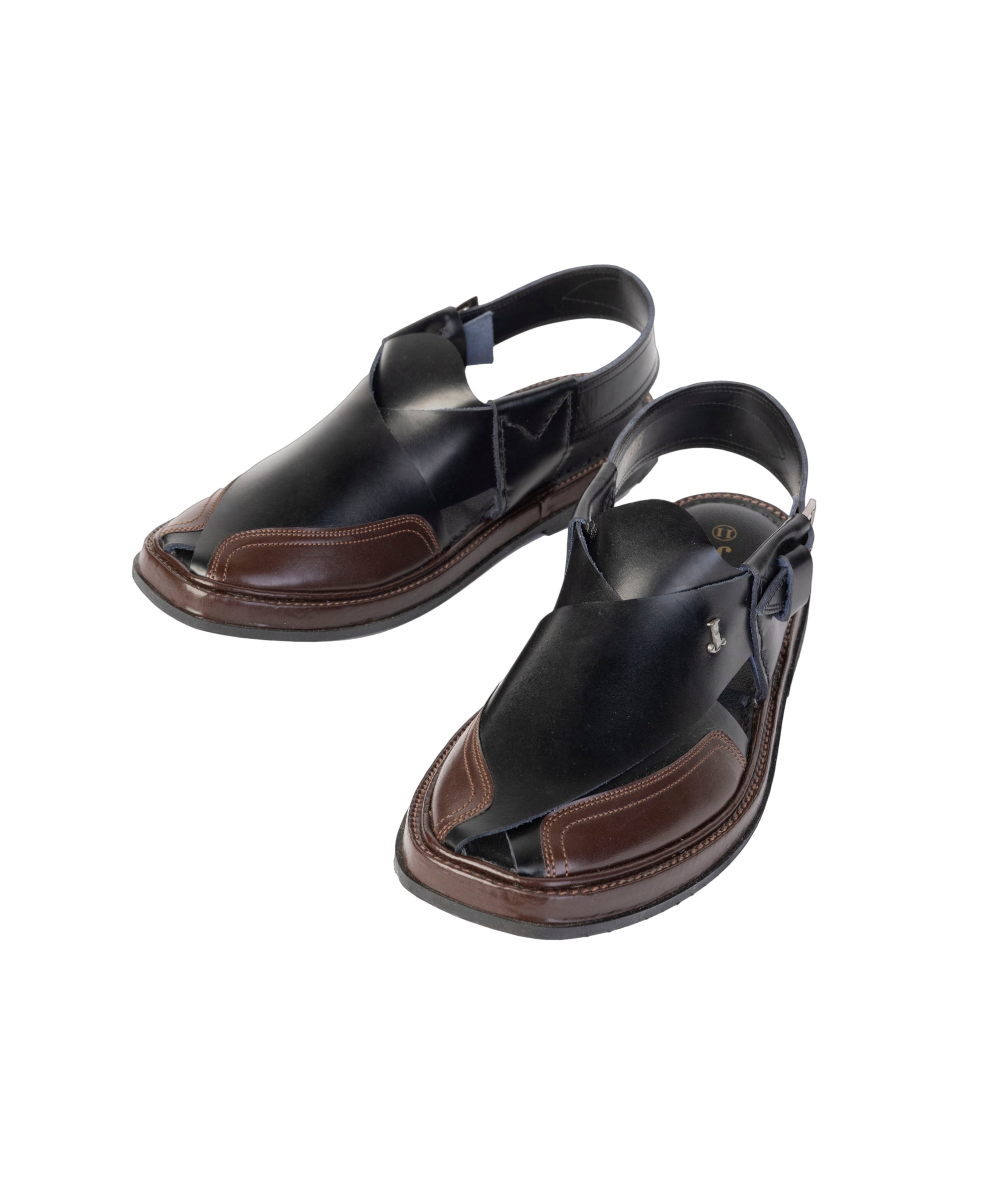BLACK TRENDY PESHAWARI SANDALS