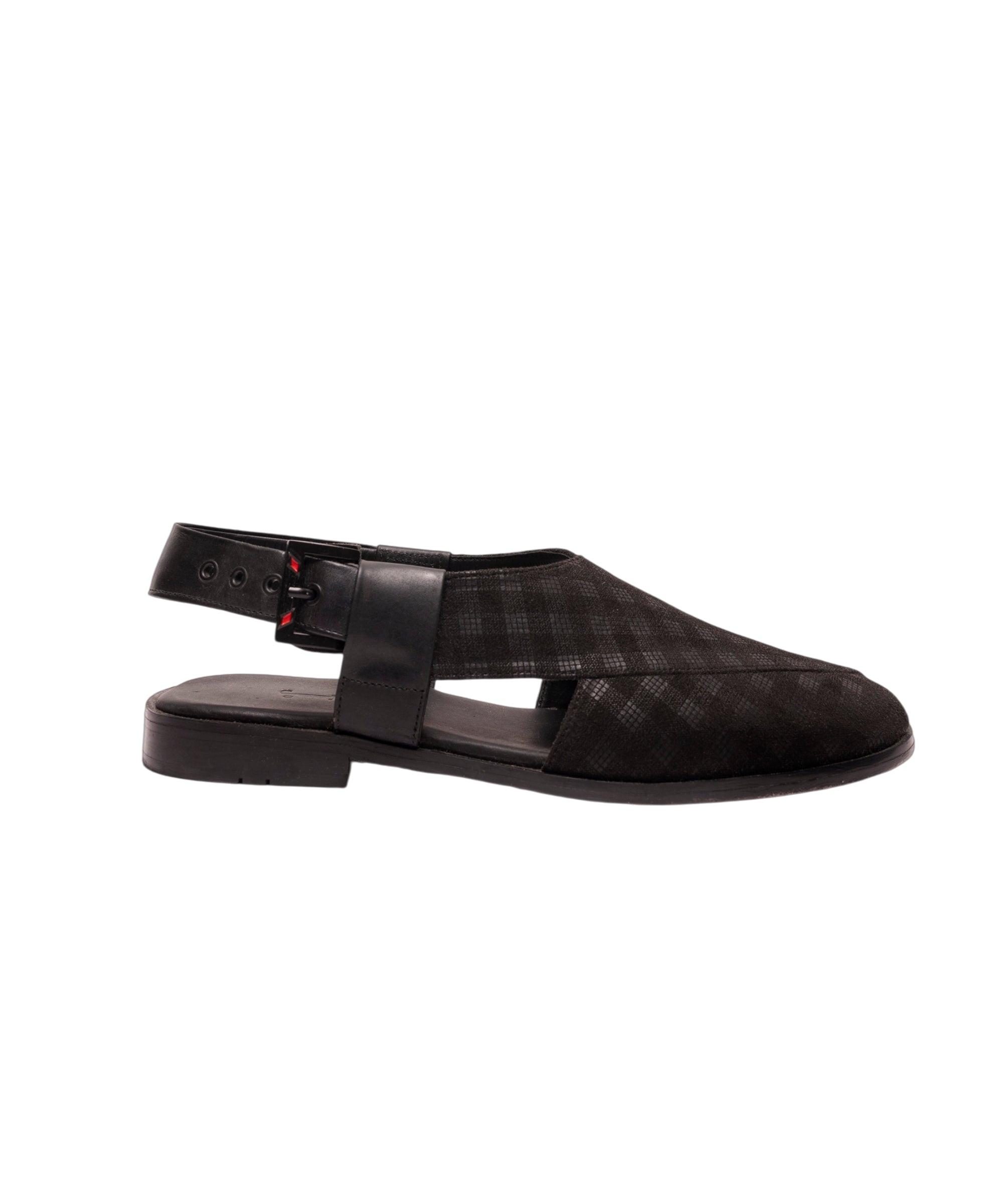 BLACK PESHAWARI SANDALS