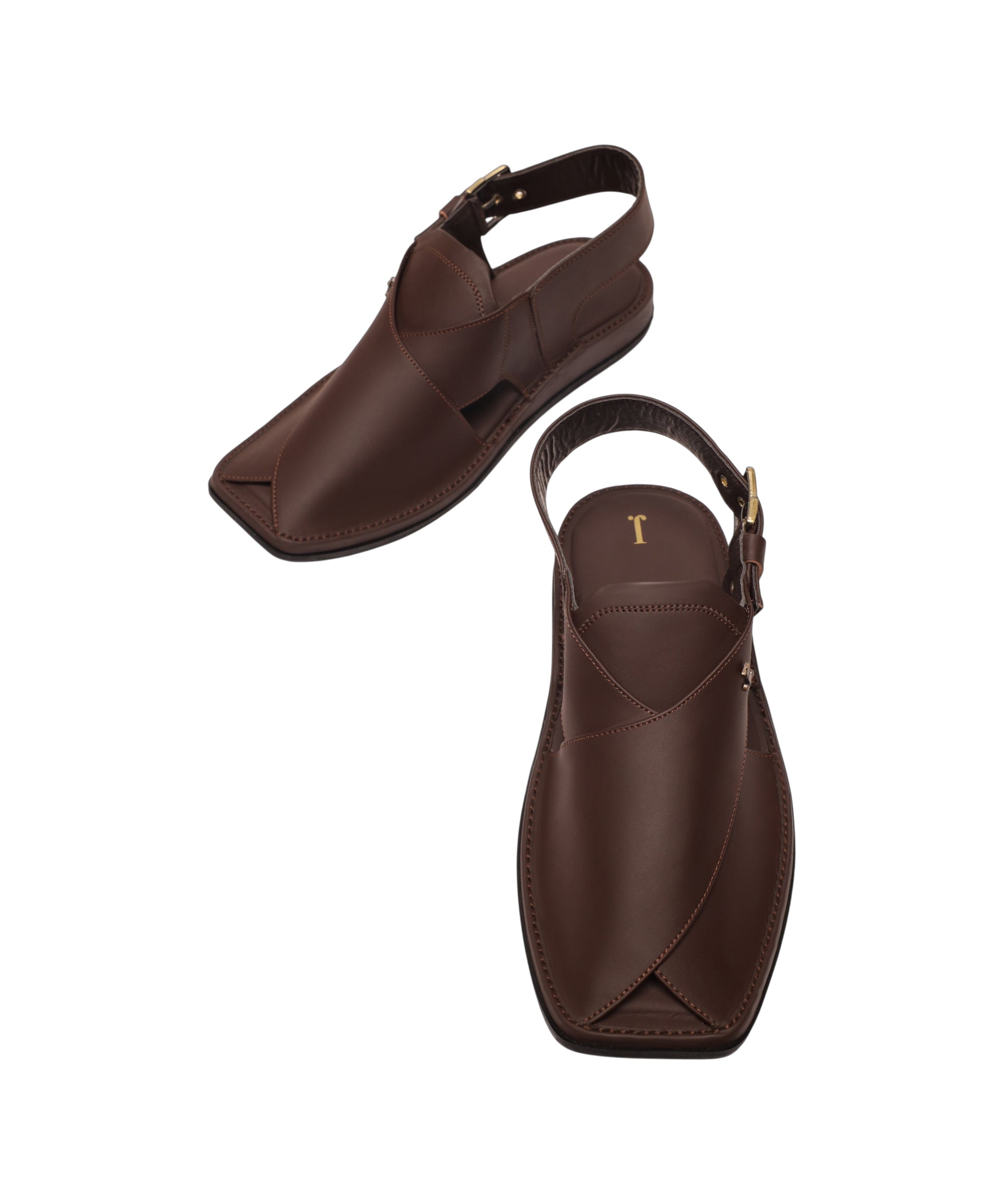 BROWN PLAIN CLASSIC PESHAWARI SANDALS