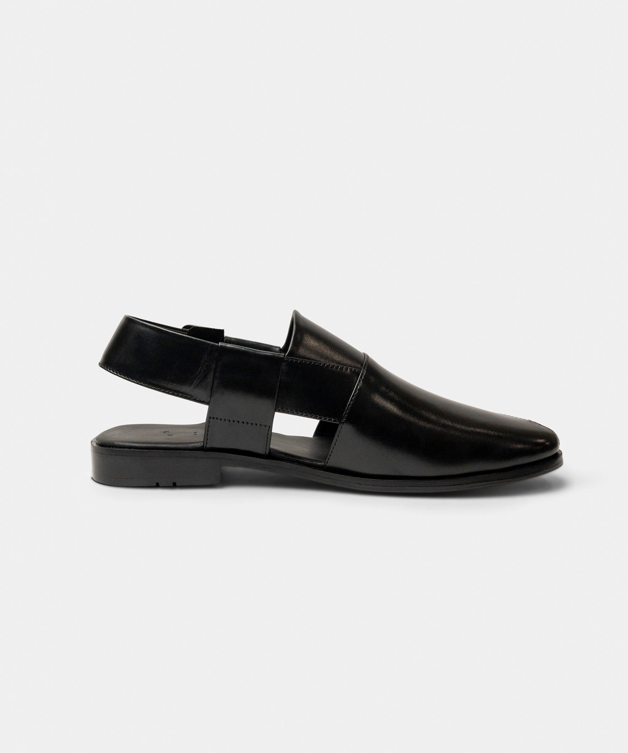 BLACK PESHAWARI SANDALS
