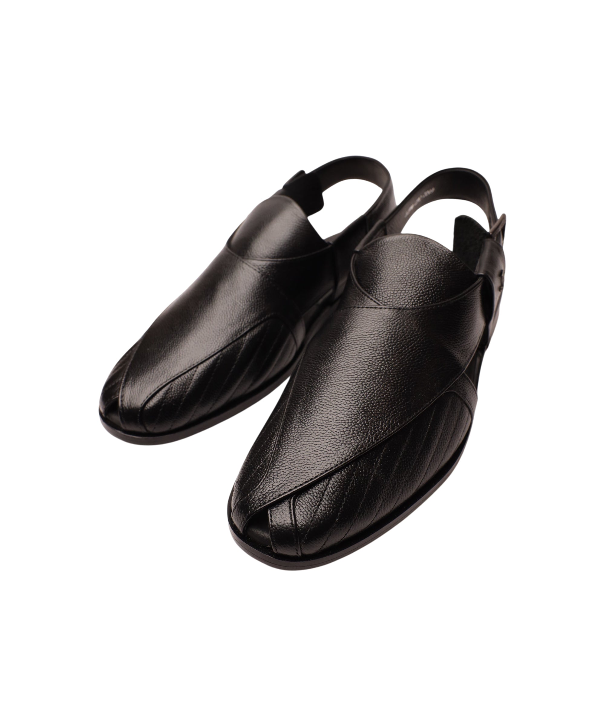 BLACK PESHAWARI SANDALS