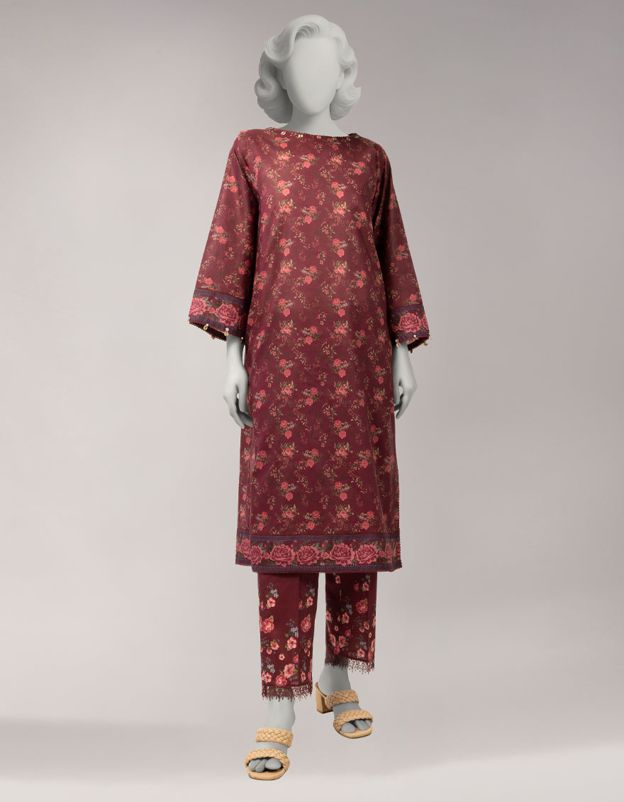 MULTICOLOR LAWN DIGITAL PRINTED UNSTITCHED 2PC