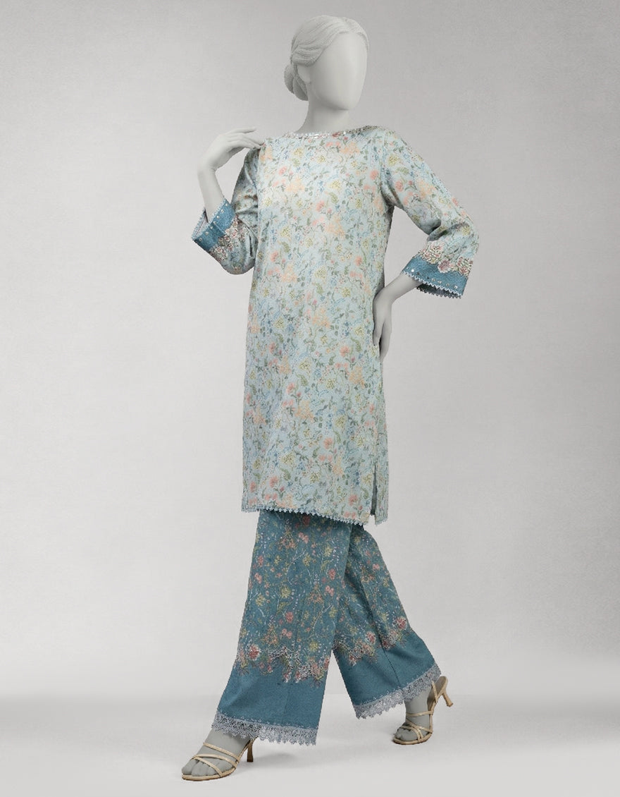 MULTICOLOR LAWN DIGITAL PRINTED UNSTITCHED 2PC