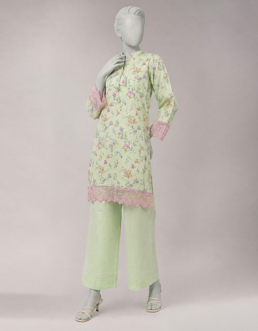 MULTICOLOR LAWN EMBROIDERED UNSTITCHED 2PC