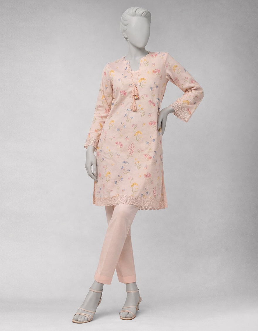 MULTICOLOR LAWN EMBROIDERED UNSTITCHED 2PC