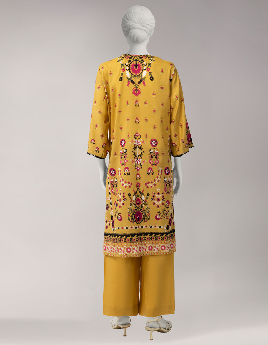 MULTICOLOR LAWN EMBROIDERED UNSTITCHED 2PC