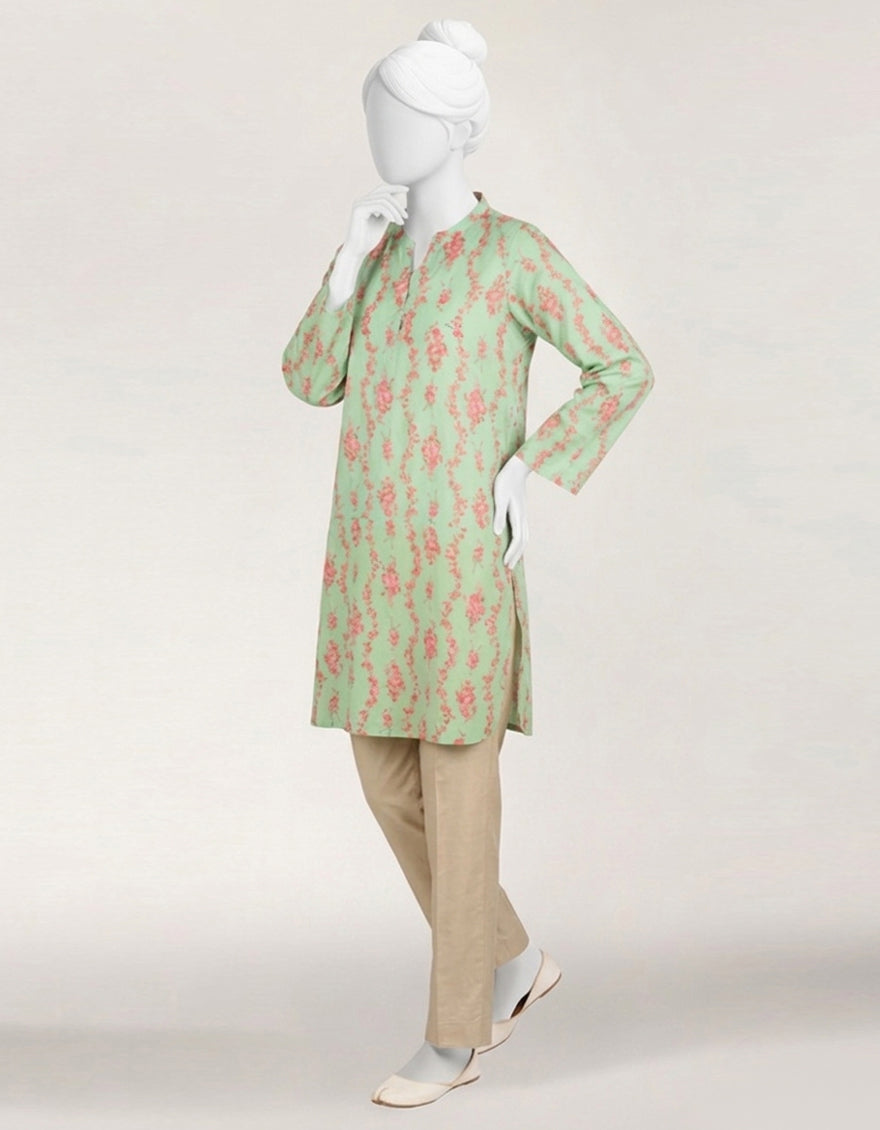 GREEN LAWN DIGITAL PRINTED KURTA