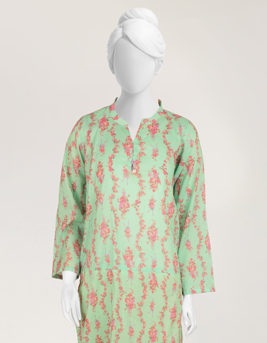 GREEN LAWN DIGITAL PRINTED KURTA